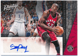 Pascal Siakam NBA 16-17 Panini Prestige RC Signature Auto