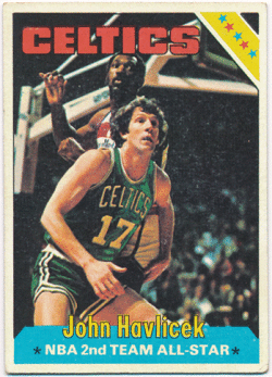 John Havlicek NBA 75-76 Topps #80