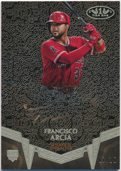 Francisco Arcia MLB 2019 Topps Tier One Break Out Signature Auto Bronze Ink 07/25