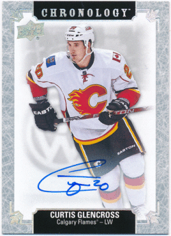 Curtis Glencross NHL 18-19 UD Chronology Signature Auto