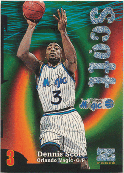 Dennis Scott NBA 97-98 Skybox Z-Force Rave Parallel 187/399