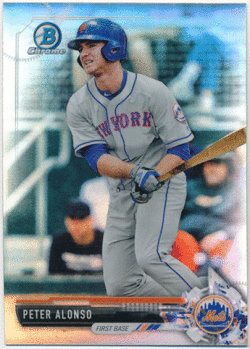 Peter Pete Alonso MLB 2017 Bowman Chrome Refractor