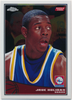 Jrue Holiday NBA 09-10 Topps Chrome RC 286/999