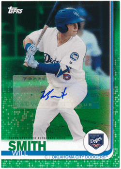 Will Smith MLB 2019 Topps Pro Debut Green Signature Auto 56/99