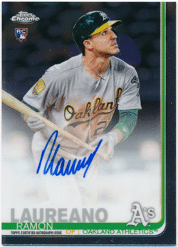 Ramon Laureano MLB 2019 Topps Chrome RC Signature Auto
