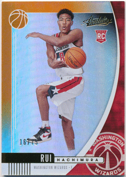 八村塁 NBA 19-20 Panini Absolute Memorabilia RC Orange 16/75 Rui Hachimura