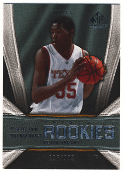 Kevin Durant 07-08 UD SP Game Used RC 126/999