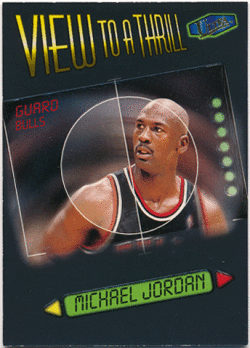 Michael Jordan NBA 1997-98 Fleer Ultra View to a Thrill