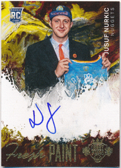 Jusuf Nurkic NBA 2014-15 Panini Court Kings RC Fresh Paint Signature Auto 243/260