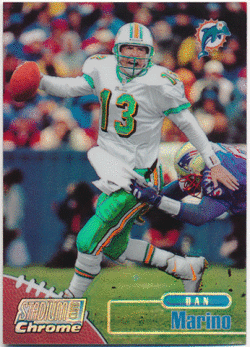 Dan Marino NFL 1998 Topps Stadium Club Chrome Refractor