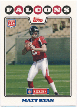 Matt Ryan NFL 2008 Topps Kickoff RC #166 Rookie Card