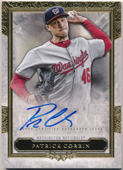 Patrick Corbin MLB 2020 Topps Five Star Signature Auto