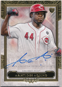 Aristides Aquino MLB 2020 Topps Five Star RC Signature Auto