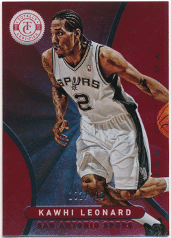 Kawhi Leonard NBA 2012-13 Panini Totally Certified RC Rookie Red Parallel 182/499