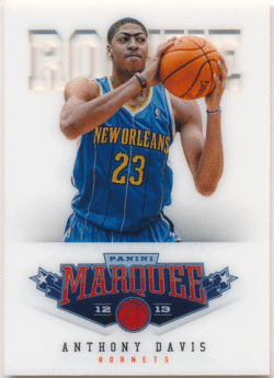 Anthony Davis NBA 2012-13 Panini Marquee RC #462 Rookie Card