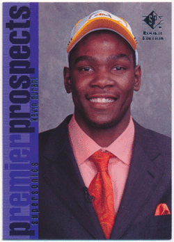 Kevin Durant NBA 2007-08 Upper Deck SP Rookie Edition RC #106 Premier Prospects Rookie Card