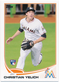 Christian Yelich MLB 2013 Topps Update RC US290 Rookie Card