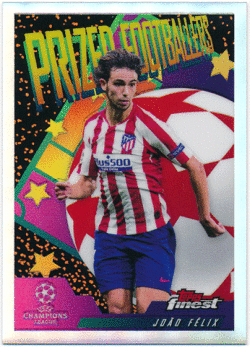 Joao Felix Soccer 2019-20 Topps Finest UEFA Champions League Prized Footballers Refractor