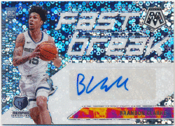 Brandon Clarke NBA 2019-20 Panini Mosaic Fast Break RC Prizm Signature Auto