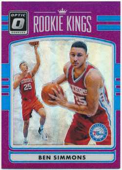 Ben Simmons NBA 2016-17 Panini Donruss Optic RC Rookie Kings Purple Prizm
