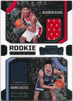 Rui Hachimura / Brandon Clarke NBA 2019-20 Panini Contenders Rookie Ticket Dual Jersey 八村塁