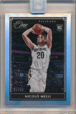 Nicolo Melli NBA 2019-20 Panini One And One RC #104 Rookie Card 31/99