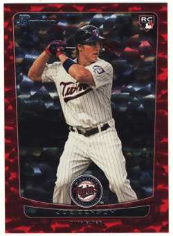 Joe Benson MLB 2012 Bowman RC Red Ice 01/25