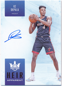 KZ Okpala NBA 2019-20 Panini Court Kings RC Heir Apparent Ruby Signature Auto 54/99
