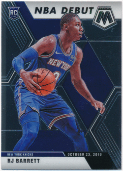 RJ Barrett NBA 2019-20 Panini Mosaic RC NBA Debut