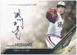 星野伸之 BBM 2020 Fusion フュージョン 直筆サインカード 76/90 Auto Nobuyuki Hoshino