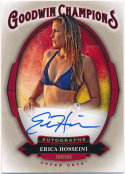 Erica Hosseini 2020 Upper Deck Goodwin Champions Signature Auto サーファー