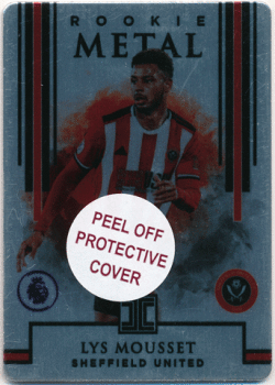Lys Mousset Soccer 2019-20 Panini Impeccable Premier League RC Rookie Metal 46/50