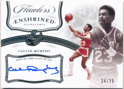 Calvin Murphy NBA 2019-20 Panini Flawless Enshrined Signature Auto 24/25