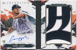 Casey Mize MLB 2021 Topps Inception Autographed Team Logo Patch Booklet 1/2