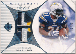 LaDainian Tomlinson NFL 2008 Upper Deck Ultimate Collection The Ultimate Patch 03/15