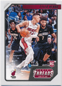 Tyler Herro NBA 2019-20 Panini Threads RC #76 Rookie Card