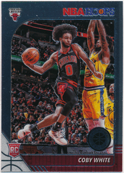 Coby White NBA 2019-20 Panini Hoops Premium Stock RC #204 Rookie Card