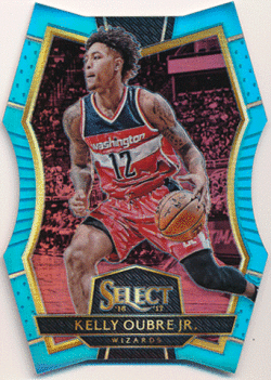 Kelly Oubre Jr. NBA 2016-17 Panini Select RC Rookie Light Blue Prizm 034/199