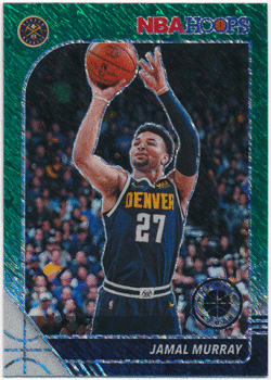 Jamal Murray NBA 2019-20 Panini Hoops Premium Stock Green Shimmer Prizm