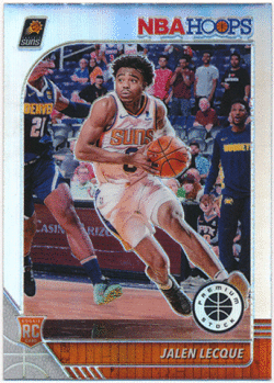 Jalen Lecque NBA 2019-20 Panini Hoops Premium Stock RC Silver Prizm