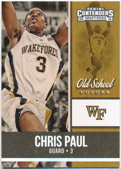 Chris Paul 2016 Panini Contenders Draft Picks Old School Colors