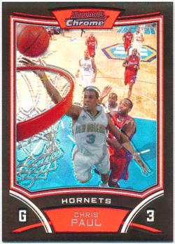 Chris Paul NBA 2007-08 Bowman Chrome Refractor 176/499