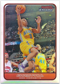 Chris Paul NBA 2006-07 Bowman Chrome Refractor 157/249