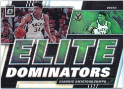 Giannis Antetokounmpo NBA 2019-20 Panini Donruss Optic Elite Dominators Prizm