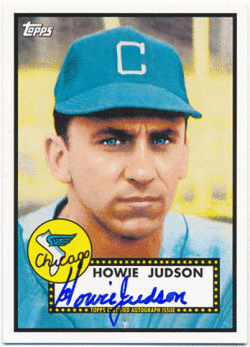 Howie Judson MLB 2011 Topps Lineage Signature Auto