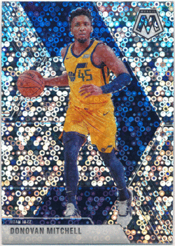 Donovan Mitchell NBA 2019-20 Panini Mosaic Fast Break Silver Prizm
