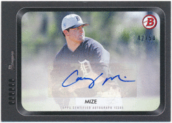 Casey Mize MLB 2019 Topps On Demand 1955 Bowman Signature Auto 42/50