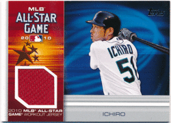 Ichiro 2010 Topps Update 2010 MLB All-Star Game Festivities Workout Jersey オールスタージャージ イチロー