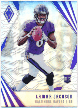 Lamar Jackson NFL 2018 Panini Phoenix RC Rookie Silver Prizm