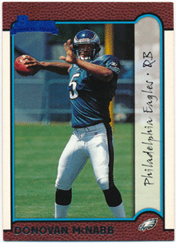Donovan McNabb NFL 1999 Bowman RC #168 Rookie Card
